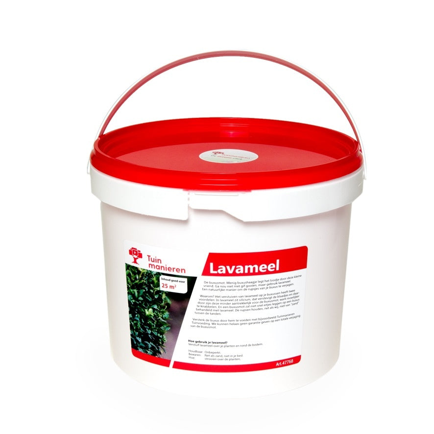 Lavameel - bio buxusmot weg